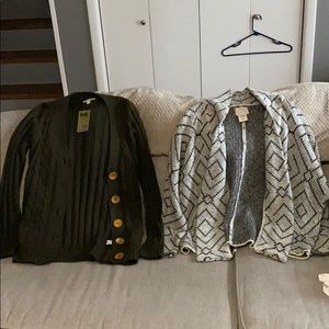 Billabong cardigan and Zenana Cardigan NWT Medium
